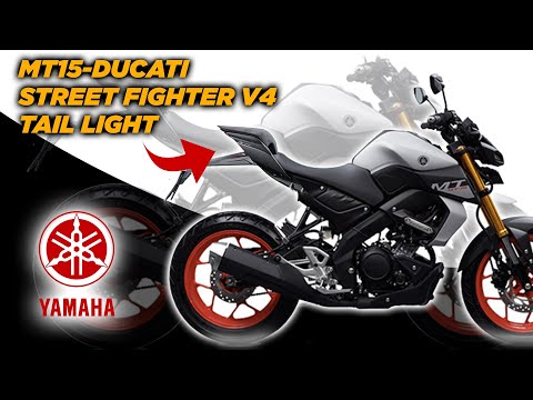 MT15 with Ducati Street fighter Tail light | Modified Tail Light MT15