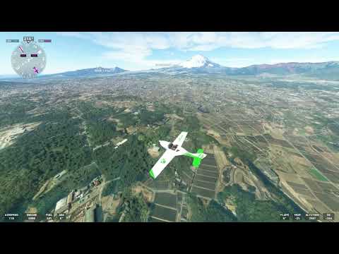 【遊覧飛行】小田原～御殿場～三島【Microsoft Flight Simulator】