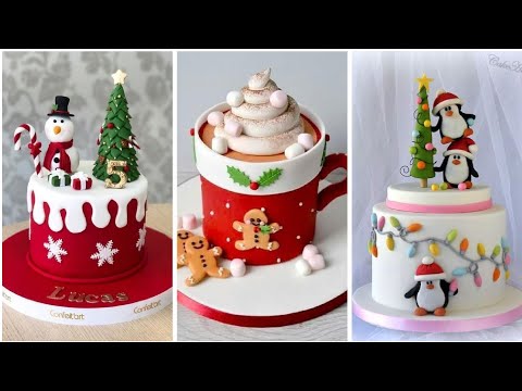 Christmas Cake Designs/Stunning Collection 2023