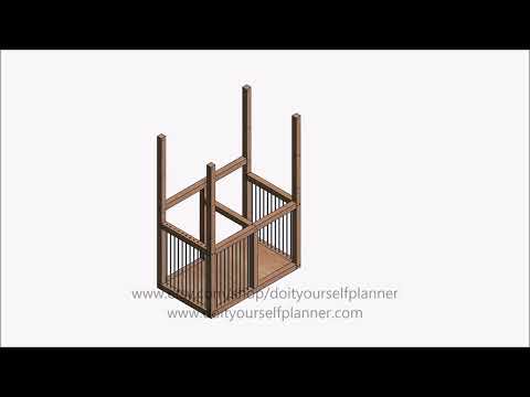 DIY Dog Kennel Plans with Shelves and Drawers -  Construction Animation & Cutting List Included