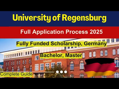 🇩🇪 How to Apply University of Regensburg | Germany | No IELTS | No Fee | Bachelor’s & Master’s Guide