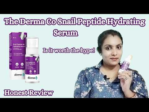 The Derma Co Snail Peptide 96 Hydrating Serum Review|Snail Mucin Serum| GROWING SILENTLY