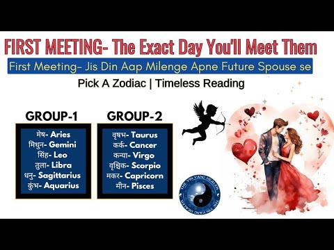 The Exact Day- You Will First Meet Your Future Spouse❣️✨☯️Pick A Card Hindi 🌺 Timeless 🥰