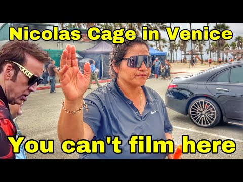 Nicolas Cage on Movie set / Security called Police to make me leave