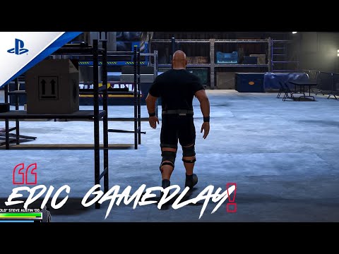 WWE 2K25 - Stone Cold Steve Austin vs The Rock | Backstage Brawl (Epic Gameplay)