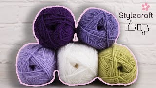 I got RID of my Stylecraft Yarn | Stylecraft Special Dk | Yarn Review