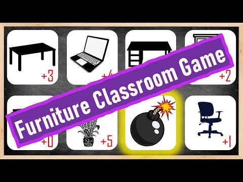 Learn English Furniture and Home Furnishing Words | Fun Classroom Vocabulary Game