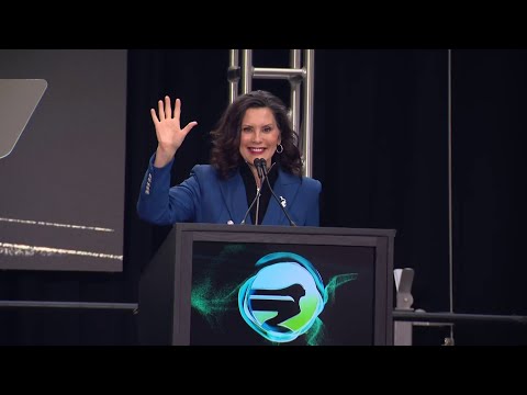 Michigan Gov. Whitmer speaks at 2025 Detroit Auto Show