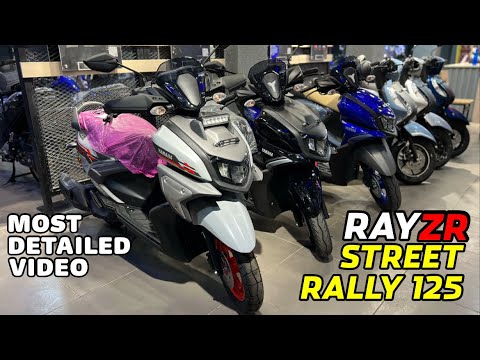 2025 Yamaha RayZR Street Rally 125 Detailed Review Video | RayZR Street Rally 125 New Model 2025