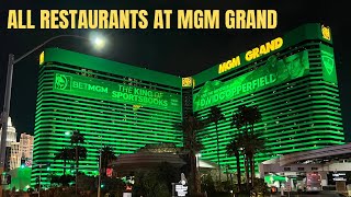 MGM Grand Las Vegas - All Restaurants!