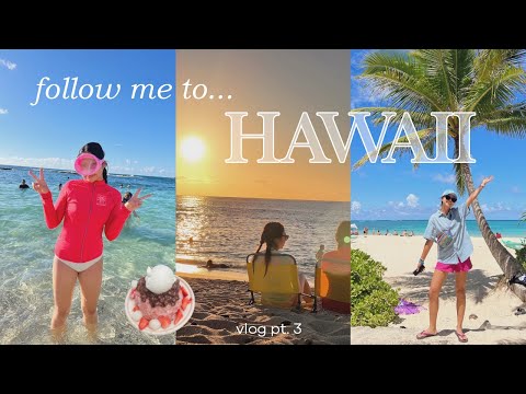 hawaii vlog 2022 pt. 3 | oahu travel, diamond head, north shore, lanikai beach 하와이 오아후 브이로그 🌊🐠🐚