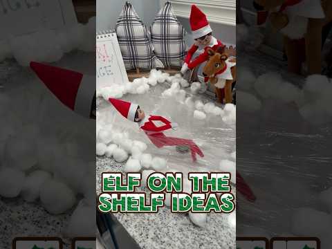 Elf on the Shelf ideas 🎄 #elfontheshelfideas #elfontheshelf #elfontheshelfidea