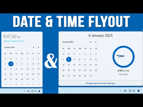 How to View the Date & Time from The System Tray when you Have the Windows Taskbar Clock Hidden