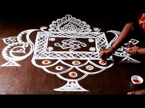 Grand festival kolam designs | kolam art | kolam designs | grand rangoli designs | festival special