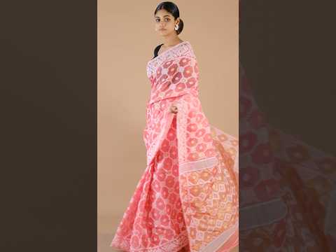 Jerry Fashion Presents A Stunning Jamdani Saree 🍁 #jerryapp #youtubeshorts  #shorts #jamdanisaree