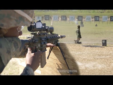 USMC M38 SDMR vs Moving Robotic Targets