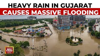 Gujarat Sees Massive Flooding After Heavy Rain, 15 Dead, 20,000 Evacuated | India Today News