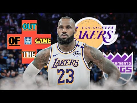 LeBron James। misses Kings-Lakers game with illness। lebron James ♥️