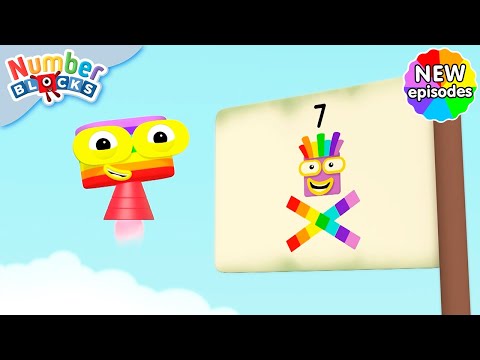 Sail the Seven Seas | Series 7 | Learn Multiplication | Learn to Count | Numberblocks