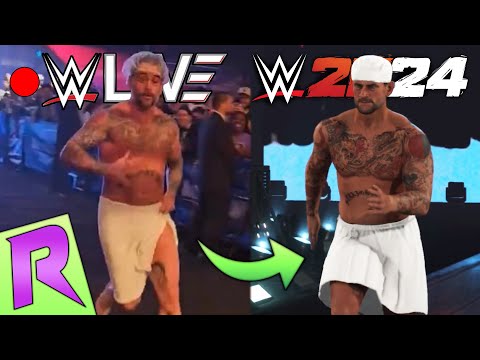 CM Punk's Towel Entrance in WWE 2K24!