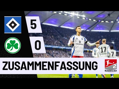 Hamburger SV 5–0 Greuther Fürth: Dominant Display in 2. Bundesliga