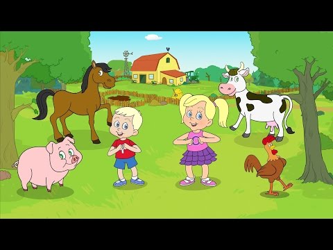 EN LA GRANJA DE PEPITO cancion español Canciones Infantiles Coletas y Pachete