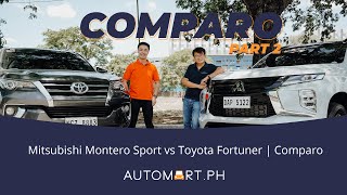 Mitsubishi Montero Sport vs Toyota Fortuner (Part 2) Automart Comparo