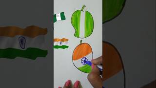 India 🇮🇳❤️🇳🇬 flag drawing #trending #shorts #youtubeshortsindia