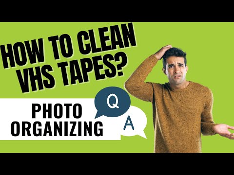 How to Clean VHS Tapes? | Photo Organizing LIVE Q&A