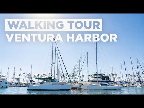 [4K] Ventura Harbor in Ventura, California - Walking Tour & Travel Guide