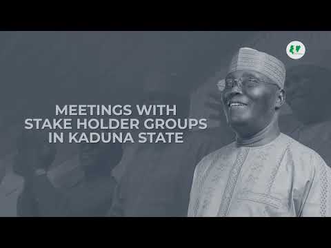 H.E Atiku Meets With StakeHolder Groups In Kaduna