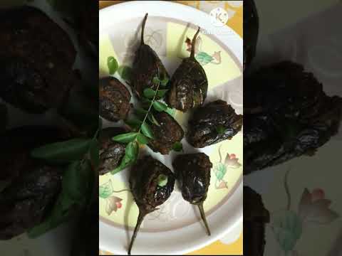 🍆🍆Guthi Vankaya Curry 🍆🍆Mashala stuffed brinjal curry #indianrecipe #guthivankayacurry #foodshorts