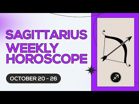 Sagittarius Weekly Horoscope: October 20 to 26, 2024