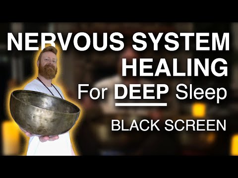 Nervous System Healing for Deep Sleep | Music to Sleep To | 10 hour Black Screen