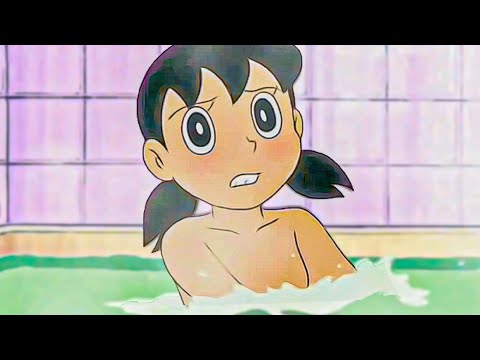 Doraemon Cartoon Flipbook #221 | Shizuka and Nobita Bathing Scene Flip Book | Flip Book Artist 2024