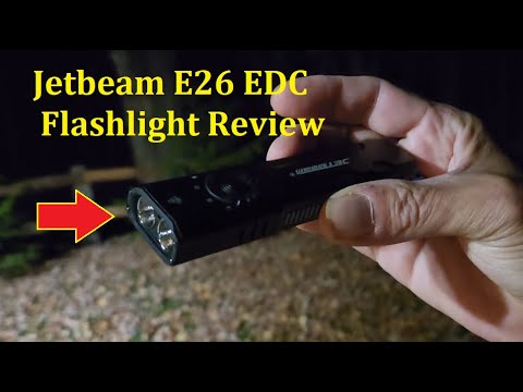 Jetbeam E26 Kunai EDC Flashlight Review (Nice Light)