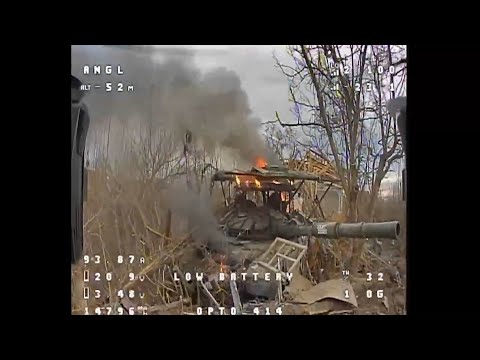 Ukraine Used Fibre-Optic Controlled Drone to Destroy a T-72 Tank