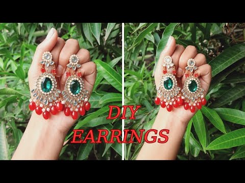 How to make earrings | Diy Earrings | Full Tutorial | Diy Crafts with Minnie