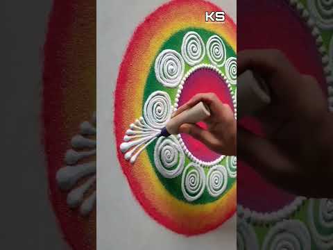 Best Rangoli Tricks by Sangeeta| Deepavali, Sankranti, Dhanteras and Diwali Simple Rangoli