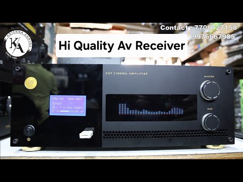 Digital Dolby And DTS AV Receiver With Dual Transformers And Music Spectrum | Technical Review |