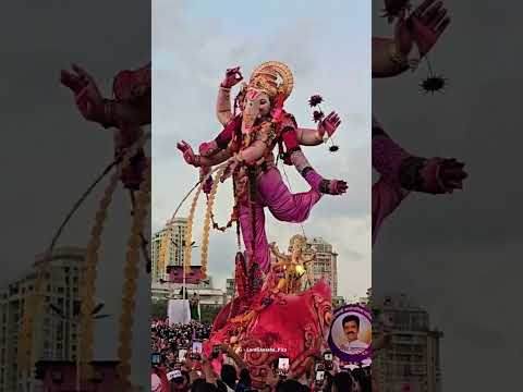 Mumbai Ganpati Visarjan 2024 || Girgaon Chowpatty #ganeshchaturthi #visarjan