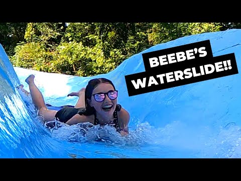 BEEBE'S WATERSLIDE!! | Concrete Waterslide in Cassville MO | Large Family Adventures