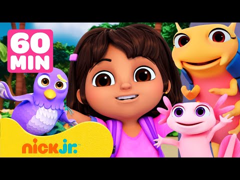 Dora | ¡Los Atrevidos Rescates de Animales de Dora! #2 😺 1 Hora | Nick Jr. en Español