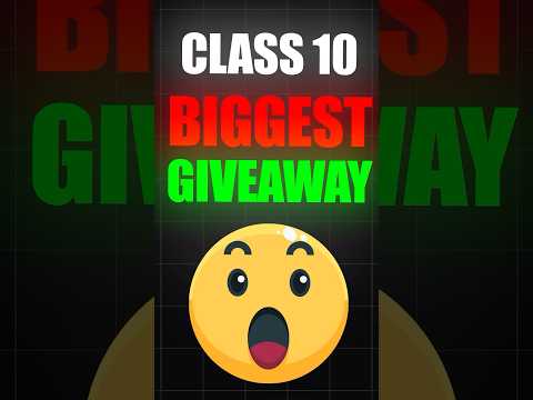 Biggest GIVEAWAY Ever for Class 10 #boards #study #cbse #class10 #icse #studymotivation #pw #shorts