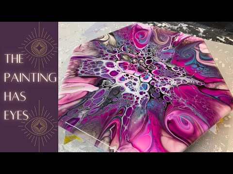 #178 Outer Space 3D Cells Bloom | Acrylic Pour Painting | Abstract | Fluid Painting