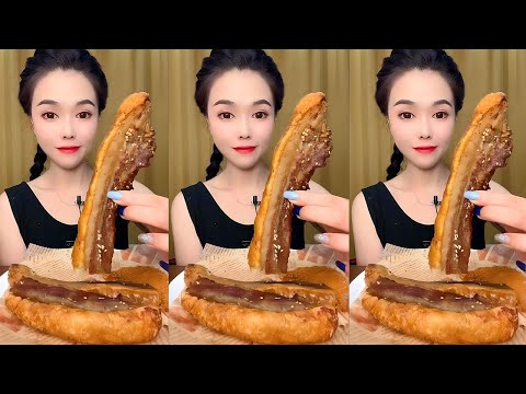 Crispy Pork Belly，Mukbang Asmr Eating