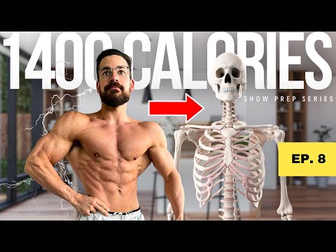 CRAZY Depletion Diet 1 WEEK OUT // Full Day of Eating 1400 Calories // THE STORM EP 8