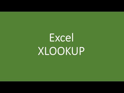 How to use XLOOKUP in Excel