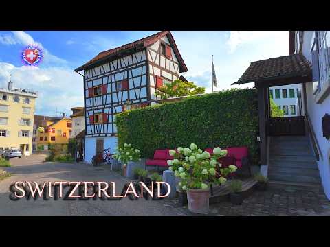 SWITZERLAND ARBON ✨ Riegel houses and beauty of small town / Lake Constance / Walking tour 4K HDR 🏆