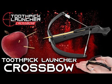 BudK: TOOTHPICK LAUNCHER CROSSBOW